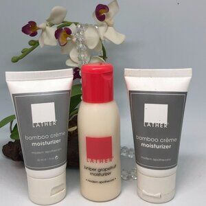 3x Lather Modern Apothecary Juniper Grapefruit & Bamboo Travel Size Moisturizer